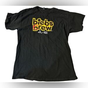 Black Tim Hortons Justin Bieber Tee XL